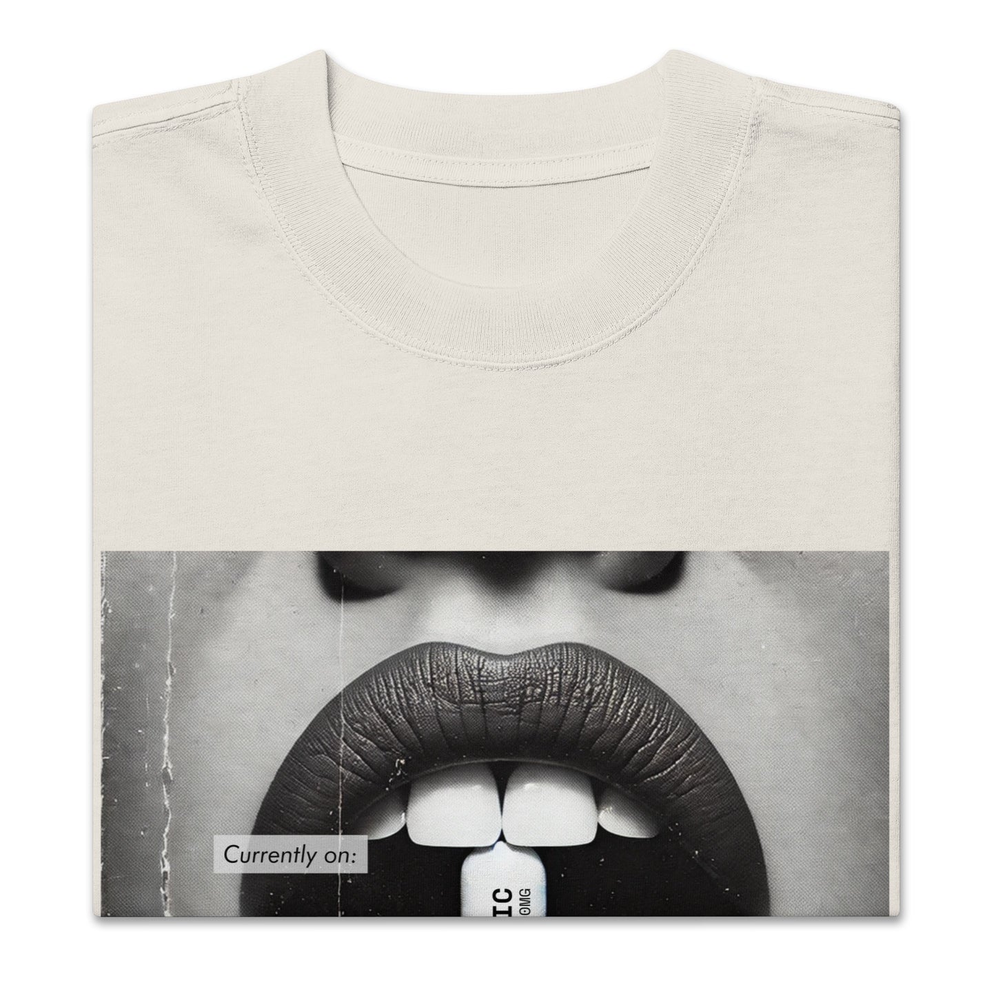 Cynical Chic- Oversized faded t-shirt