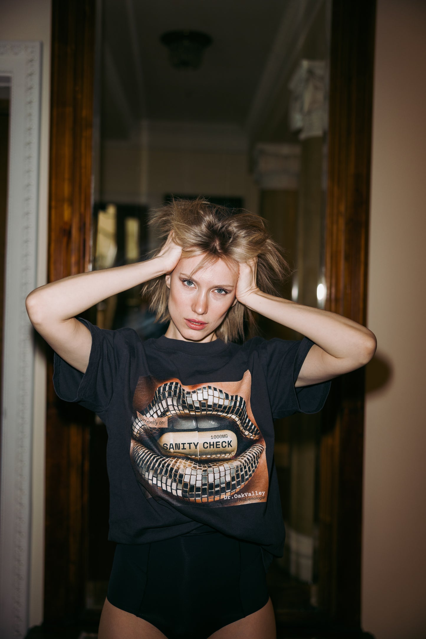 Sanity Check Oversized faded t-shirt
