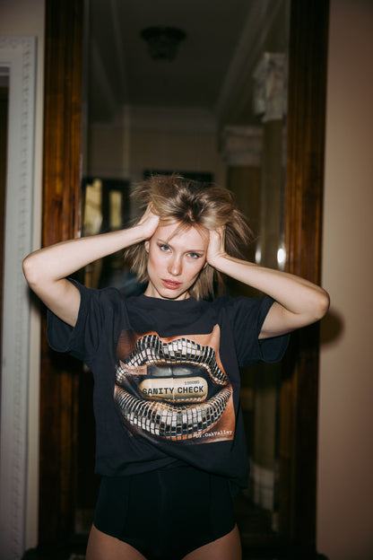 Sanity Check Oversized faded t-shirt