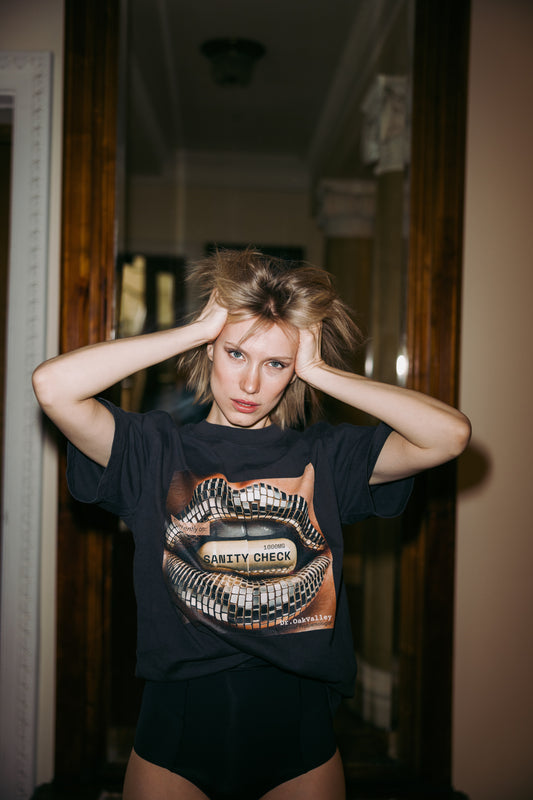 Sanity Check Oversized faded t-shirt