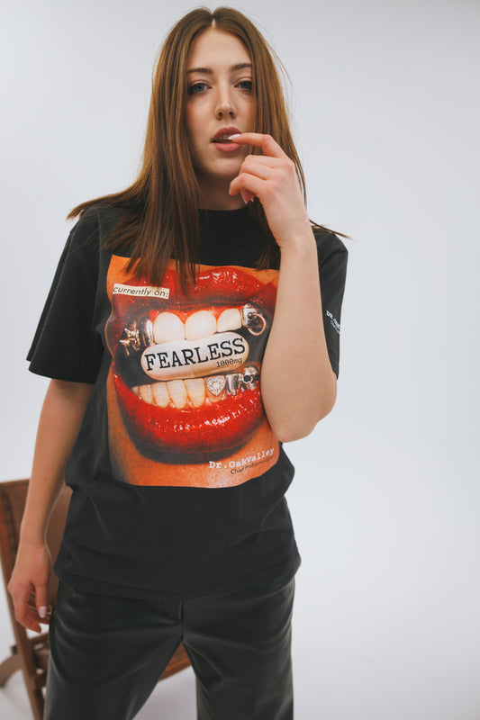 Fearless - Oversized faded t-shirt